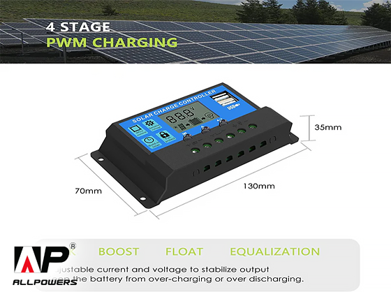 Allpowers: 30A Solar Charge Controller